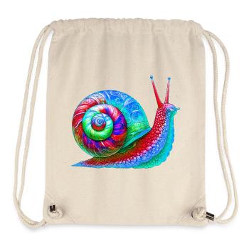 Snail - Stanley/Stella Recycled Gym Bag - natural - Front
