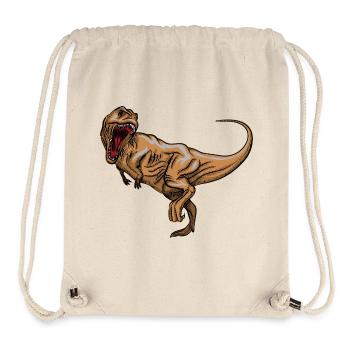 Rex rugissant dessin vintage - Sac à cordon recyclé Stanley/Stella - blanc naturel - Devant