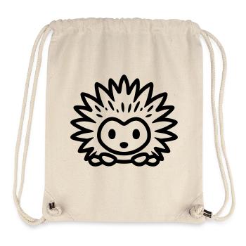 Porc-épic - Sac à cordon recyclé Stanley/Stella - blanc naturel - Devant