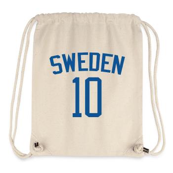 Sweden 10 – Sports Design - Stanley/Stella Recycled Gym Bag - natural - Front