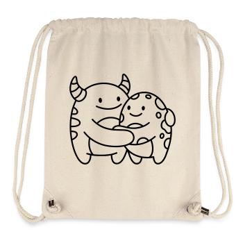 Monster - Stanley/Stella recycelter Gym Bag - Naturweiß - Vorne