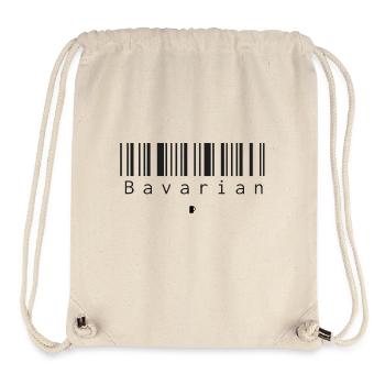 Bavarian Barcode - Stanley/Stella recycelter Gym Bag - Naturweiß - Vorne