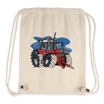 0871 IH tracteur - Sac à cordon recyclé Stanley/Stella - blanc naturel - Devant