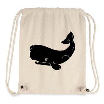 Whale - Stanley/Stella Recycled Gym Bag - natural - Front