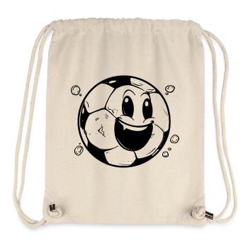 Bande dessinée de football - Sac à cordon recyclé Stanley/Stella - blanc naturel - Devant