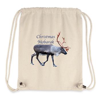 Christmas Mobarak - Stanley/Stella Recycled Gym Bag - natural - Front