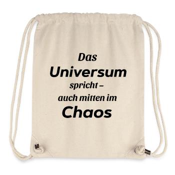 Das_Universum - Sac à cordon recyclé Stanley/Stella - blanc naturel - Devant
