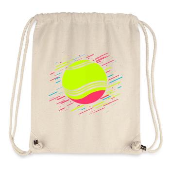 Tennis Ball Retrowave - Stanley/Stella Recycled Gym Bag - natural - Front