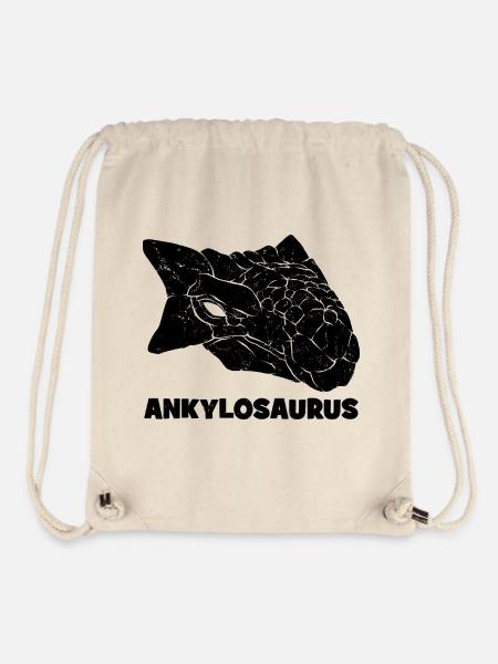 Ankylosaurus Fossil Schädel - Stanley/Stella recycelter Gym Bag - Naturweiß