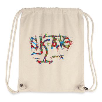 Schlittschuh - Stanley/Stella recycelter Gym Bag - Naturweiß - Vorne