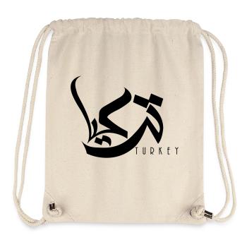 Arabische Typografie Türkei - Stanley/Stella recycelter Gym Bag - Naturweiß - Vorne