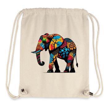 Elephant - Stanley/Stella Recycled Gym Bag - natural - Front