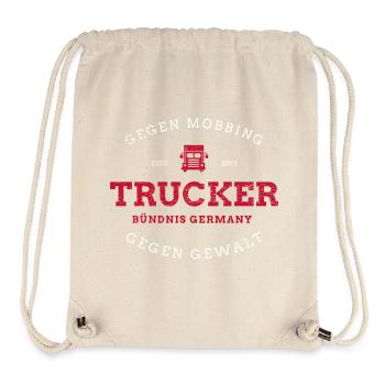 Truckers Against Violence - Stanley/Stella Recycled Gym Bag - natural - Front