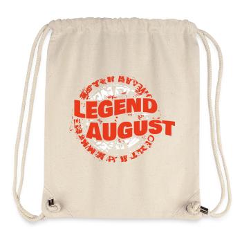 Geschenk für August - Stanley/Stella recycelter Gym Bag - Naturweiß - Vorne