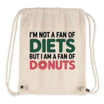 Not A Fan Of Diets Fan Of Donuts Dietitian Pro  - Stanley/Stella Recycled Gym Bag - natural - Front