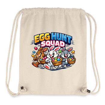Ostern Egg Hunt Squad Osterhase - Stanley/Stella recycelter Gym Bag - Naturweiß - Vorne
