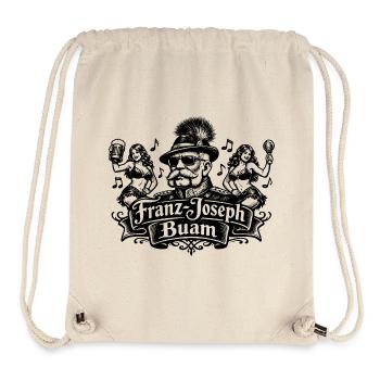 Franz Joseph Buam Logo - Stanley/Stella Recycled Gym Bag - natural - Front