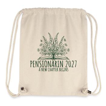 Pensioner 2027 Retro Farewell Civil Servant - Stanley/Stella Recycled Gym Bag - natural - Front