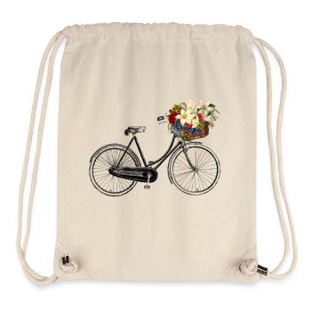 Fahrrad-Fahrrad fleure - Stanley/Stella recycelter Gym Bag - Naturweiß - Vorne