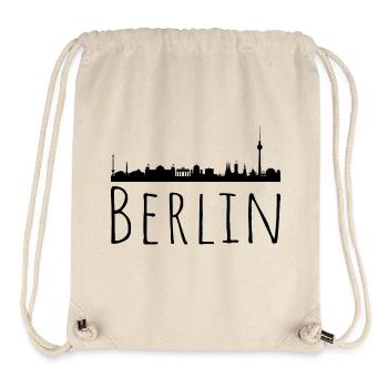 Berlin Stadtbild - Stanley/Stella recycelter Gym Bag - Naturweiß - Vorne