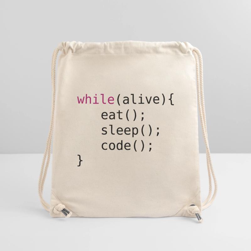 Code source drôle Sac à cordon recyclé Stanley/Stella