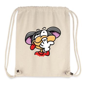 Popeln - Nase bohren - Stanley/Stella recycelter Gym Bag - Naturweiß - Vorne