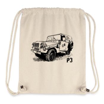 P3 Truck DDR NVA Kübelwagen - Stanley/Stella Recycled Gym Bag - natural - Front