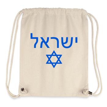 Israel - Sac à cordon recyclé Stanley/Stella - blanc naturel - Devant