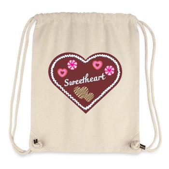 Amour de fête foraine -Chérie - Sac à cordon recyclé Stanley/Stella - blanc naturel - Devant