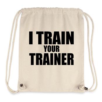 I train your trainer - Sac à cordon recyclé Stanley/Stella - blanc naturel - Devant