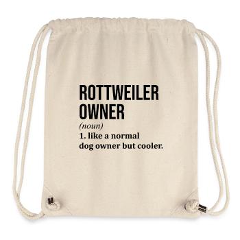 Rottweiler - Stanley/Stella recycelter Gym Bag - Naturweiß - Vorne