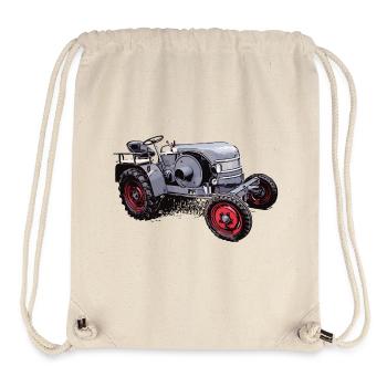 Oldtimer Traktor Kramer K12 - Stanley/Stella recycelter Gym Bag - Naturweiß - Vorne