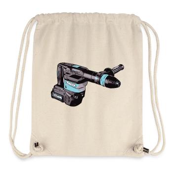 Marteau burineur sans fil - Sac à cordon recyclé Stanley/Stella - blanc naturel - Devant