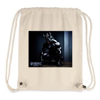 Darkness devil side - Stanley/Stella recycelter Gym Bag - Naturweiß - Vorne