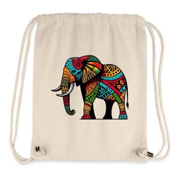 Elephant - Stanley/Stella Recycled Gym Bag - natural - Front