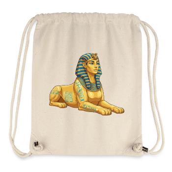 Golden Sphinx with hieroglyphics - Stanley/Stella Recycled Gym Bag - natural - Front