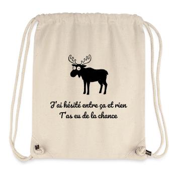 Lustiges Weihnachtsmann-Geschenk – Idee Weihnachtshumor - Stanley/Stella recycelter Gym Bag - Naturweiß - Vorne