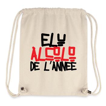 Alkoholiker des Jahres / Alkohol / Humor - Stanley/Stella recycelter Gym Bag - Naturweiß - Vorne