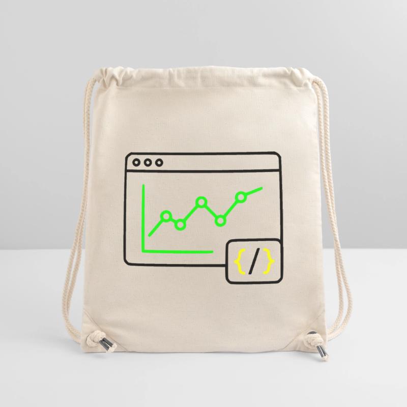 Web Analyse Chart Coding Browser Vektor Stanley/Stella recycelter Gym Bag