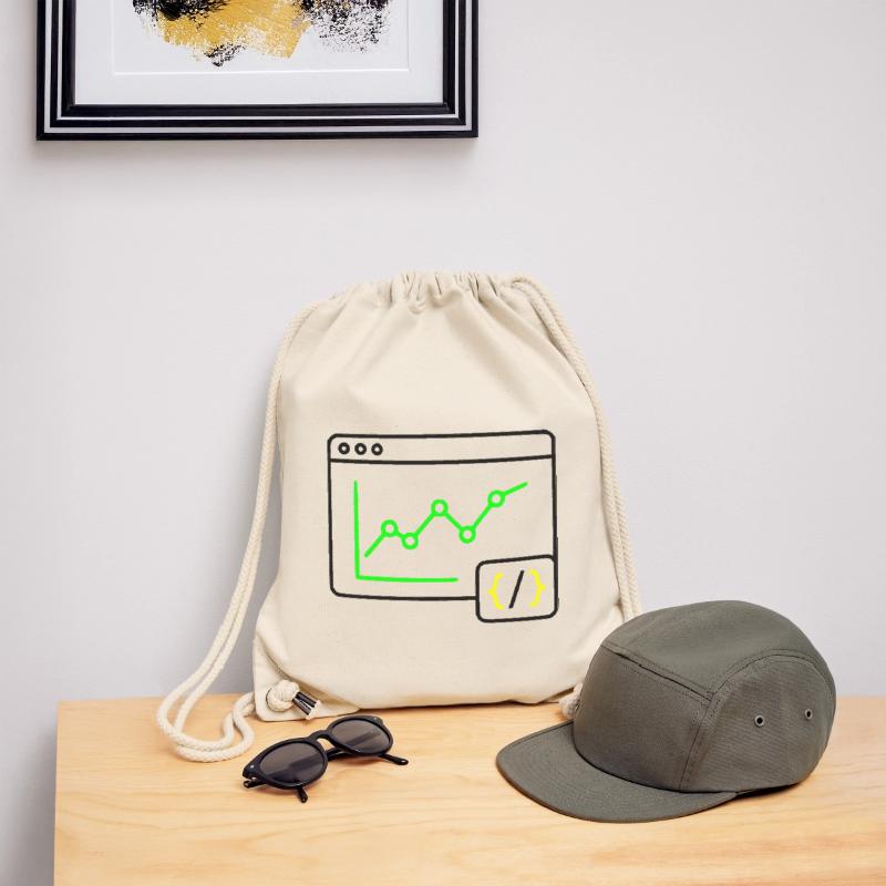 Web Analyse Chart Coding Browser Vektor Stanley/Stella recycelter Gym Bag