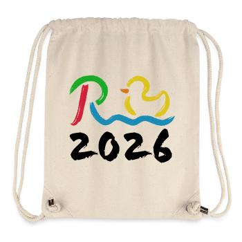 Rente 2026 - Ruhestand - Pension - Stanley/Stella recycelter Gym Bag - Naturweiß - Vorne