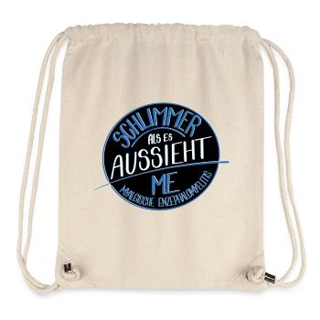 Schlimmer als es aussieht, ME - Stanley/Stella recycelter Gym Bag - Naturweiß - Vorne