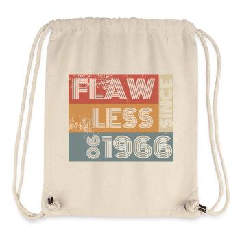 60th Birthday Flawless since 06/1966 - Stanley/Stella Recycled Gym Bag - natural - Front