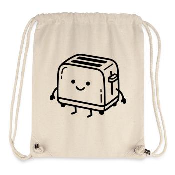 Grille-pain Kawaii - Sac à cordon recyclé Stanley/Stella - blanc naturel - Devant