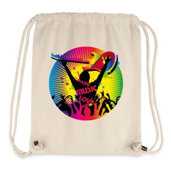 Festival Patch - Stanley/Stella recycelter Gym Bag - Naturweiß - Vorne