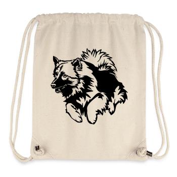 Wolfsspitz - Sac à cordon recyclé Stanley/Stella - blanc naturel - Devant