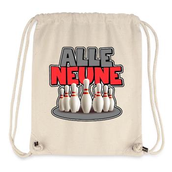 All Nines - Stanley/Stella Recycled Gym Bag - natural - Front