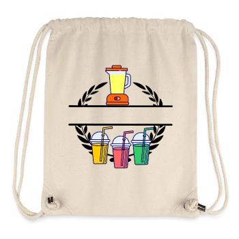 Mixer-Smoothie im Lorbeerkranz - Stanley/Stella recycelter Gym Bag - Naturweiß - Vorne