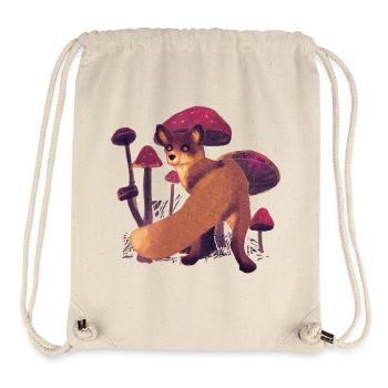 Fox in the mushrooms - Stanley/Stella Recycled Gym Bag - natural - Front