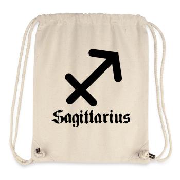 Boogschutter Sagittaire - Sac à cordon recyclé Stanley/Stella - blanc naturel - Devant